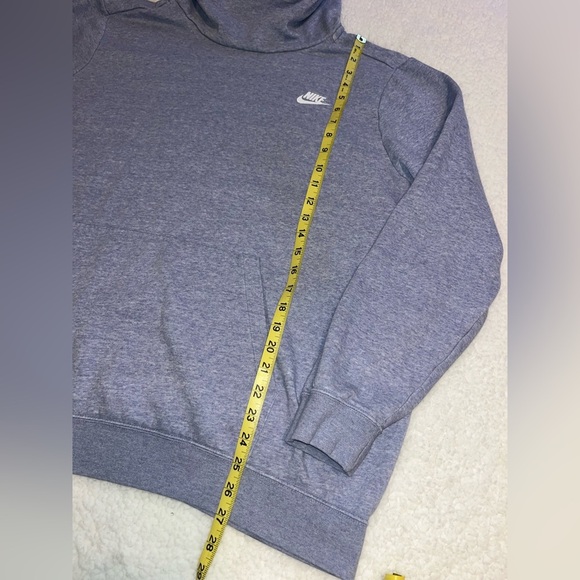 Nike Sportswear Essential Hoodie Men’s Heather Blue Gray Sweatshirt XXL - Picture 4 of 6